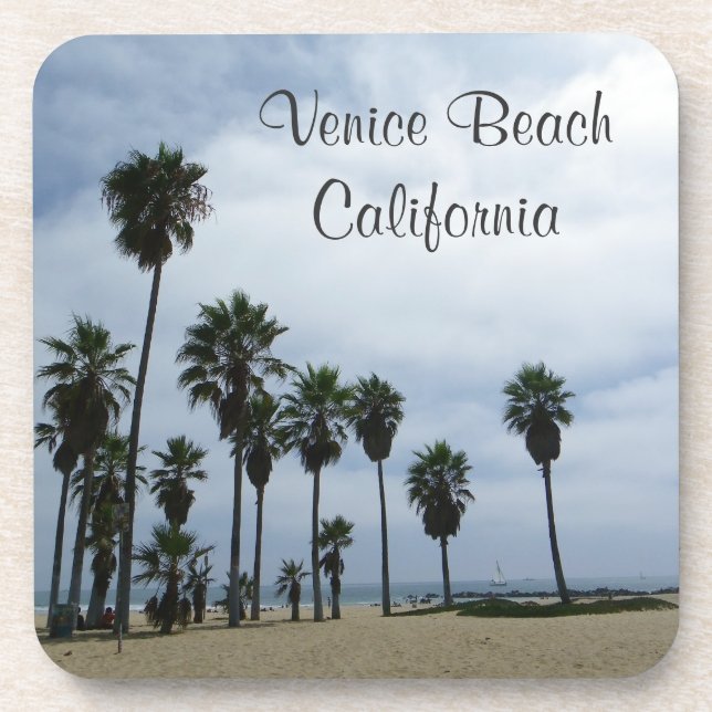Venice Beach Cork Coasters! Coaster (Front)
