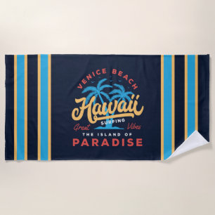 Venice Beach Hawaii Towel
