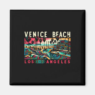 Venice Beach Los Angeles Travel Summer Family Vaca Magnet