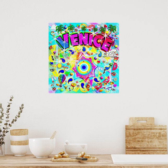 Venice Beach Mystic Dance  Poster (Kitchen)