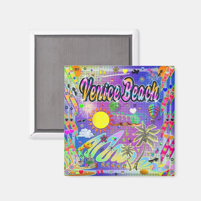 Venice Beach Nu Era Magnet (Front/Back)