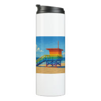 Venice Beach Rainbow Lifeguard Stand