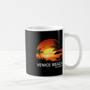 Venice Beach Summer Shirt Vintage Palm Tree Califo Coffee Mug