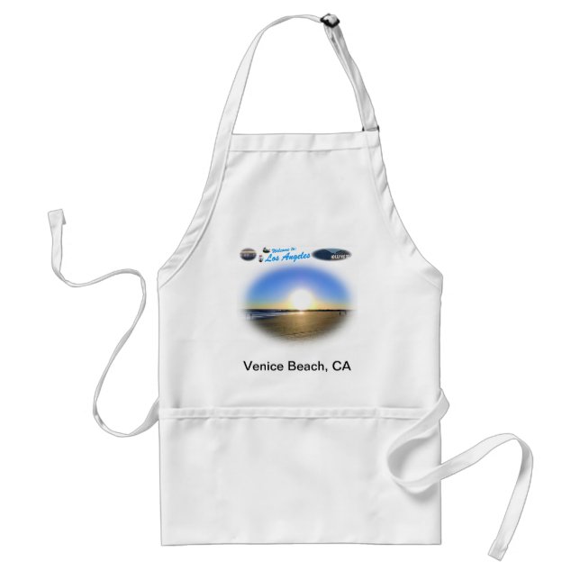 Venice Beach Sunset Standard Apron (Front)