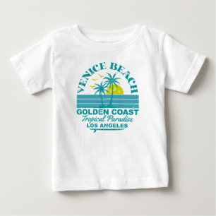 Venice Beach Sunset –Tropical Paradise Baby T-Shirt