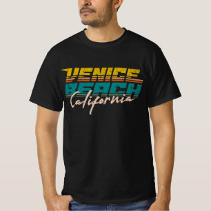 Venice Beach vintage sun sunset retro 80s eighties T-Shirt