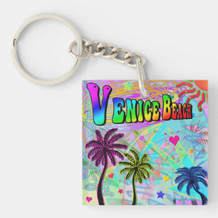 Venice Beach Vivid Romance Keychain