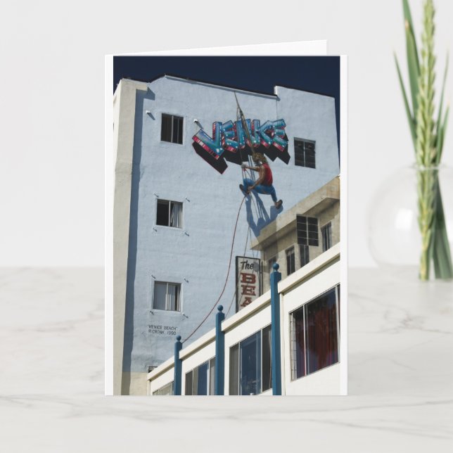 VENICE BLUES CARD (Front)