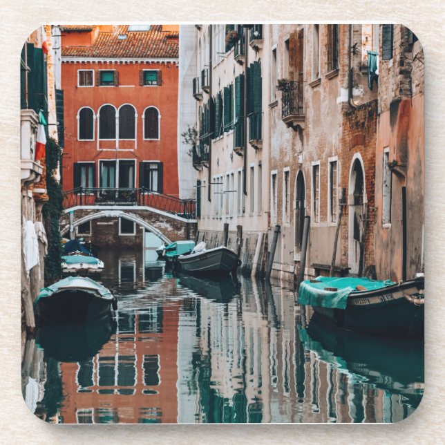 Venice Boats           Coaster (Front)