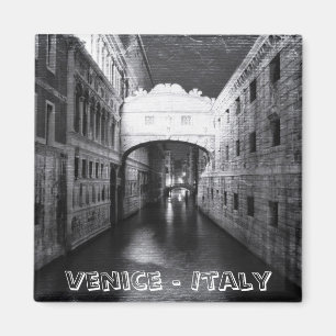Venice Bridges at Night (Fridge Magnet) Magnet