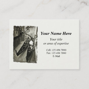 Venice Business Card with 2014 calendar