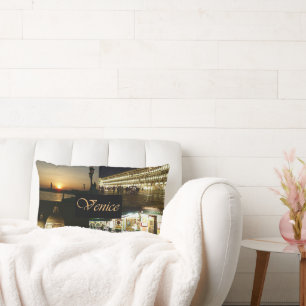 Venice by Night Lumbar Cushion
