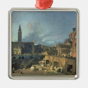 Venice: Campo San Vidal and Santa Maria Carita Metal Tree Decoration