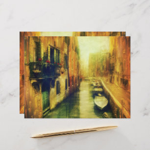 Venice Canal Balcony Painting