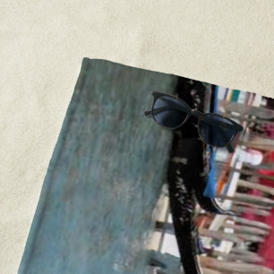 Venice Canal Beach Towel