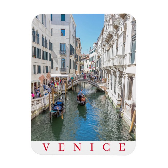 Venice canal fridge magnet (Vertical)