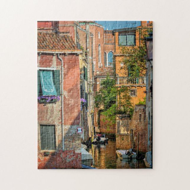 Venice Canal Jigsaw Puzzle (Vertical)