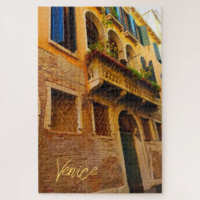 Venice Canal Living Italian Building Jigsaw Puzzle (Vertical)