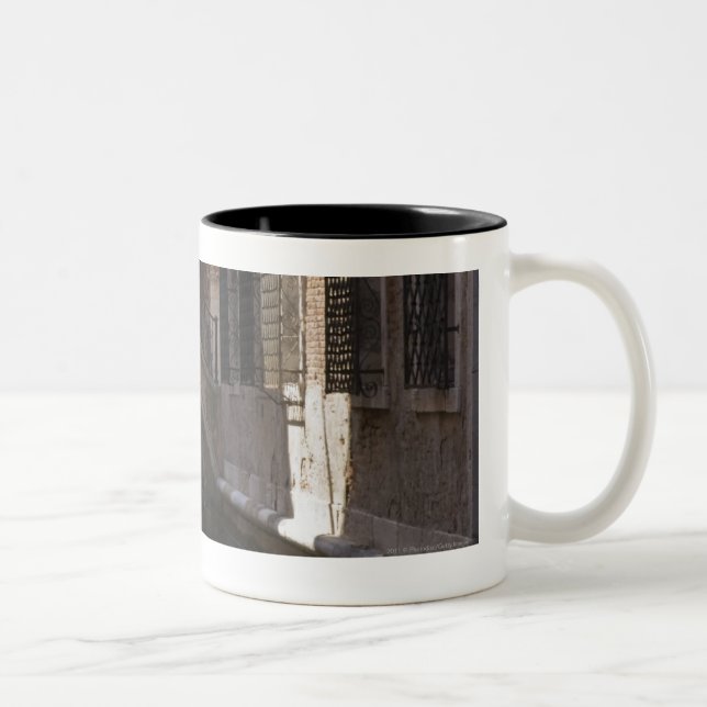 Venice Canals and Stone bridge Two-Tone Coffee Mug (Right)