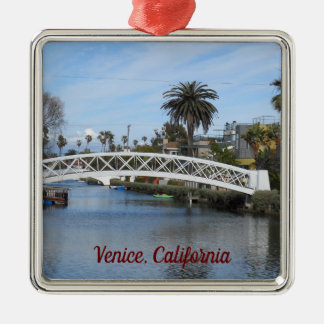 Venice Canals, California Metal Ornament