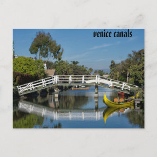 Venice Canals L.A. Postcard