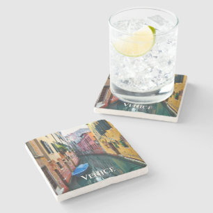 Venice Canals Stone Coaster