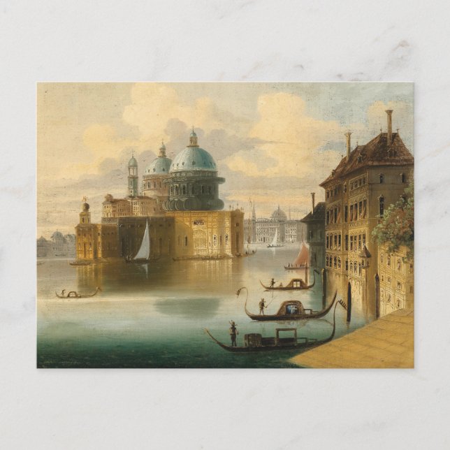 Venice, Capriccio | Johann Wilhelm Jankowsky Postcard (Front)