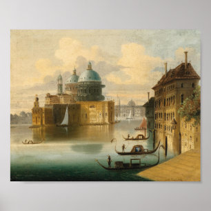 Venice, Capriccio Johann Wilhelm Jankowsky Poster