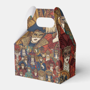 VENICE CARNIVAL FAVOUR BOX