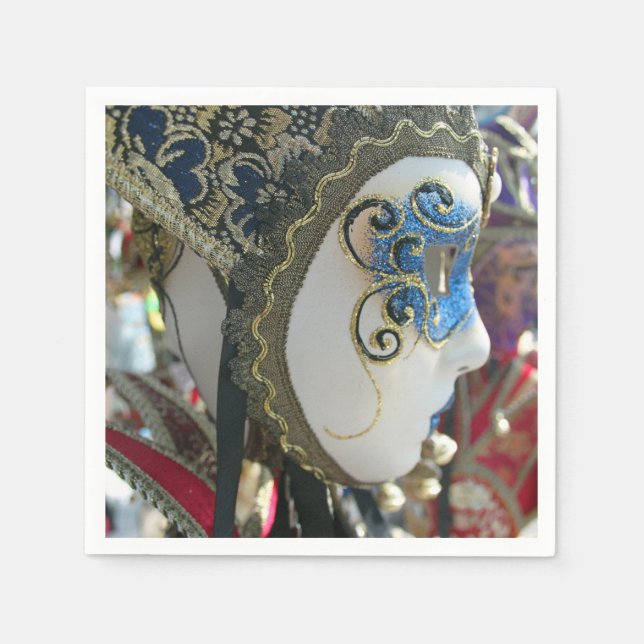 Venice Carnival mask Napkin (Front)