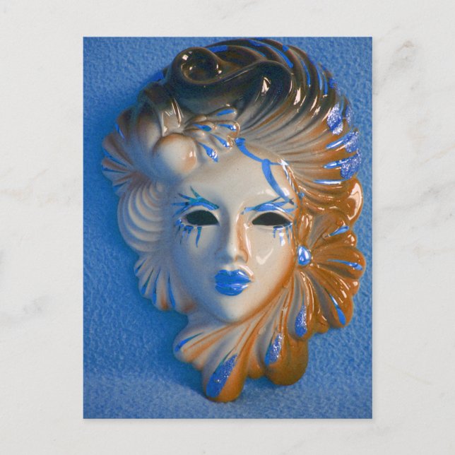 Venice Carnival Mask Postcard (Front)