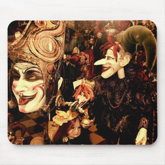 Venice Carnival Masks Mouse Pad (Front)