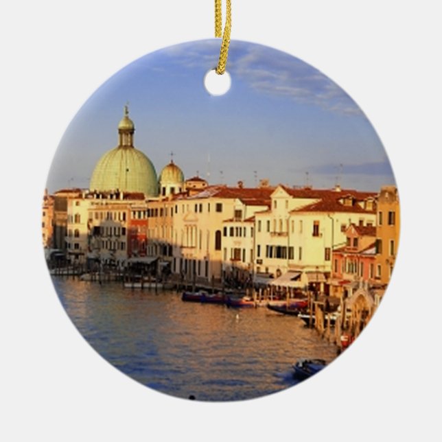 Venice Ceramic Tree Decoration (Front)