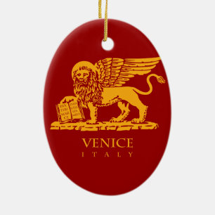 Venice Coat of Arms Ceramic Tree Decoration