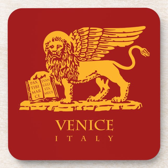 Venice Coat of Arms Coaster (Front)