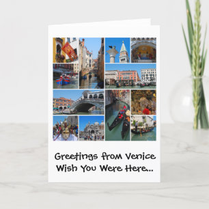 Venice collage card