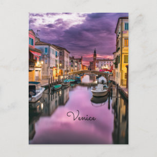 Venice, colorful scenic postcard
