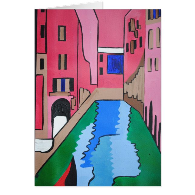 Venice Colourful Card (Front)