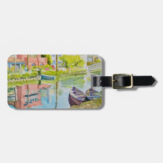 Venice Colours Luggage Tag (Front Horizontal)