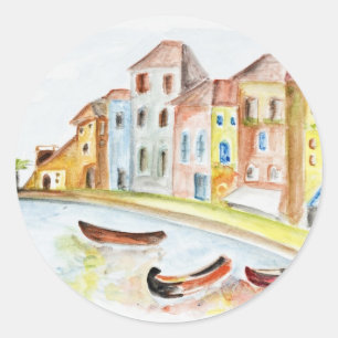 Venice Concept Classic Round Sticker