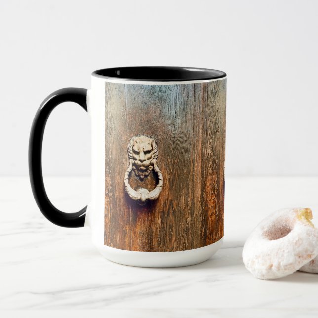 Venice Door Knocker  Mug (With Donut)