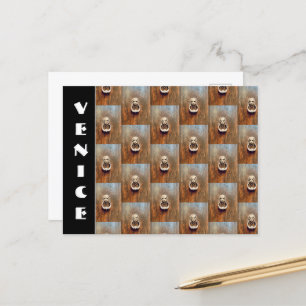 Venice Door Knocker  Postcard