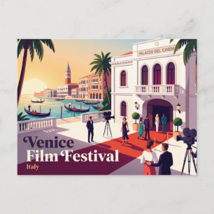 Venice Film Festival, Lido di Venezia Italy Postcard