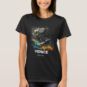 Venice Florida Surfing Surfboard _1  T-Shirt