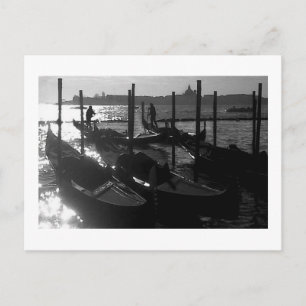 Venice Gondola in the Grand Canal Postcard