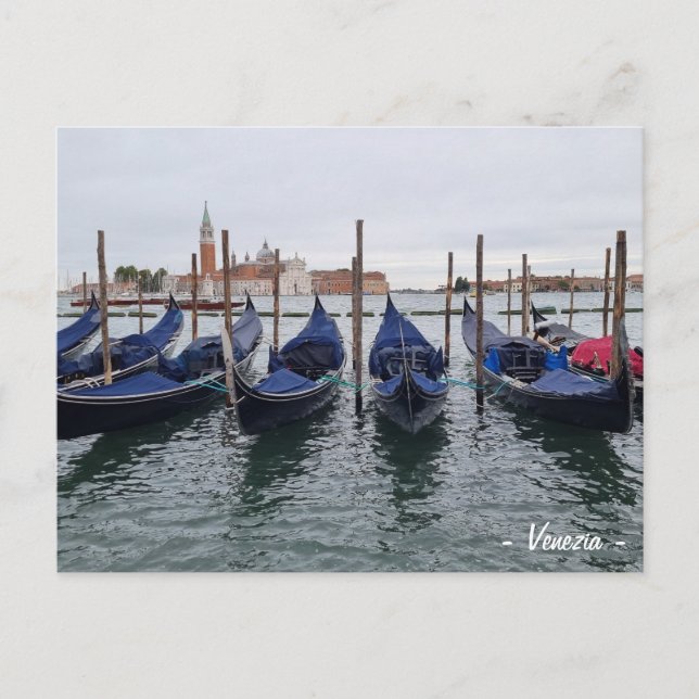 Venice Gondola Postcard (Front)