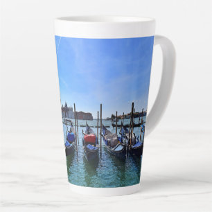 Venice Gondolas Boat Italy Blue Sky Latte Mug