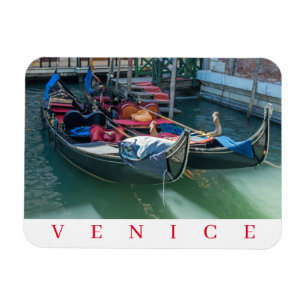 Venice gondolas fridge magnet