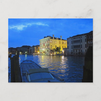 Venice - Grand Canal at Night Postcard