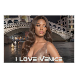 VENICE - I LOVE VENICE POSTER